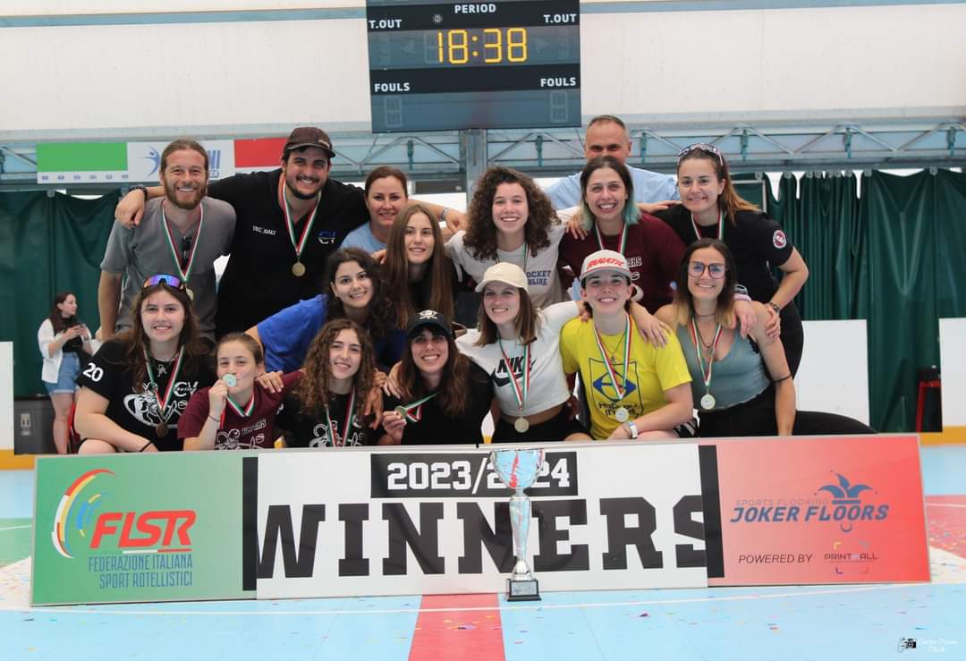 Hockey in line femminile, la selezione Lazio a trazione Cv Skating vince il Trofeo delle Regioni