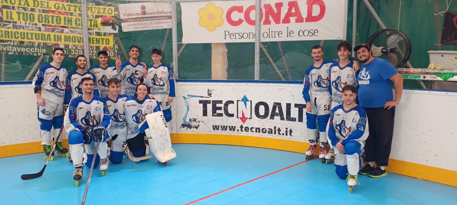 Hockey in line, TECNOALT a valanga in Coppa Italia